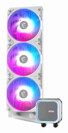 Sistema De Enfriamiento Liquido Msi Mag Coreliquid A13 360 White, 3x 12cm, Blanco